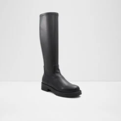 Final Sale - The Item Cannot Be ReturnedAnneKnee-high Boot - Lug Sole -Trendy Soles Sales Store anne black 001 001 043 alt3 sq nt 1200x1200