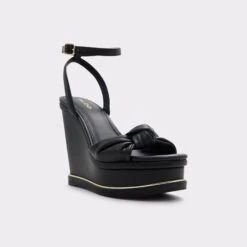 SaleBarykinWedge Sandal - Wedge Heel -Trendy Soles Sales Store barykin black 001 002 043 alt3 sq gy 2000x2000