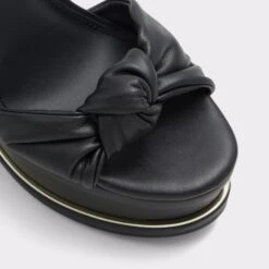 SaleBarykinWedge Sandal - Wedge Heel -Trendy Soles Sales Store barykin black 001 002 043 alt4 sq gy 2000x2000