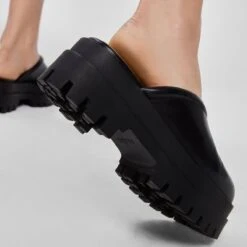 BigleasePlatform Mule - Lug Sole -Trendy Soles Sales Store biglease black 001 001 043 look part sq nt 1200x1200
