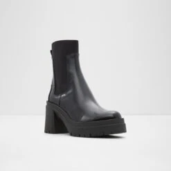 Final Sale - The Item Cannot Be ReturnedBigmoodChelsea Boot - Lug Sole -Trendy Soles Sales Store bigmood black 001 001 042 alt3 sq nt 1200x1200