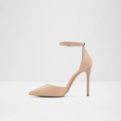 BligeAnkle Strap Heeled Shoe - Stiletto Heel -Trendy Soles Sales Store blige beige 270 001 043 alt2 sq nt 1200x1200