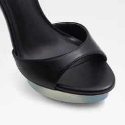 Final Sale - The Item Cannot Be ReturnedBossisHeeled Sandal - Stiletto Heel -Trendy Soles Sales Store bossis black 009 002 043 alt4 sq nt 1200x1200