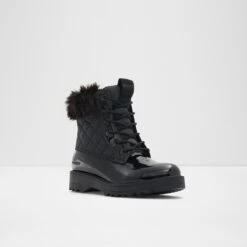 Final Sale - The Item Cannot Be ReturnedBreaddaSnow Boot - Lug Sole -Trendy Soles Sales Store breadda black 007 002 039 alt3 sq nt 1200x1200