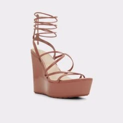 SaleChichiStrappy Wedge Sandal -Trendy Soles Sales Store chichi brown 221 002 033 alt3 sq gy 2000x2000