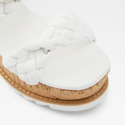 SaleCorkyWedge Sandal - Wedge Heel -Trendy Soles Sales Store corky white 100 002 043 alt4 sq nt 1200x1200