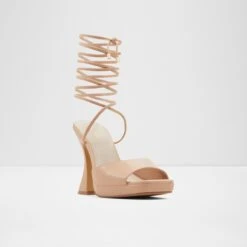 DaphneeStrappy Heeled Sandal - Platform -Trendy Soles Sales Store daphnee beige 260 002 043 alt3 sq nt 1200x1200