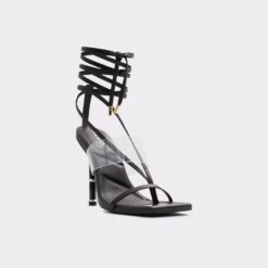 SaleElektraStrappy Heeled Sandal -Trendy Soles Sales Store elektra black 001 002 043 alt3 sq gy 2000x2000