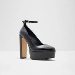 SaleFondaStrappy Heeled Sandal - Platform -Trendy Soles Sales Store fonda black 001 002 043 alt3 sq nt 1200x1200