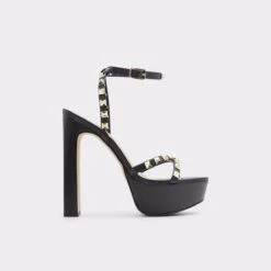 Final Sale - The Item Cannot Be ReturnedGeegullyAnkle Strap Heeled Sandal - Plateforme