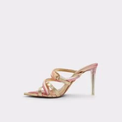 SaleGlyconaHeeled Mule - Stiletto Heel -Trendy Soles Sales Store glycona multi 962 001 044 alt2 sq gy 2000x2000