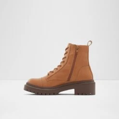 SaleGoerCombat Ankle Boot - Lug Sole -Trendy Soles Sales Store goer brown 220 002 043 alt2 sq nt 1200x1200