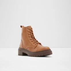 SaleGoerCombat Ankle Boot - Lug Sole -Trendy Soles Sales Store goer brown 220 002 043 alt3 sq nt 1200x1200
