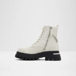 Final Sale - The Item Cannot Be ReturnedGrandeurCombat Boots - Lug Sole 8 Final Sale - The Item Cannot Be ReturnedGrandeurCombat Boots - Lug Sole -Trendy Soles Sales Store grandeur white 115 001 043 alt2 sq nt 1200x1200