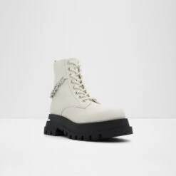 Final Sale - The Item Cannot Be ReturnedGrandeurCombat Boots - Lug Sole 9 Final Sale - The Item Cannot Be ReturnedGrandeurCombat Boots - Lug Sole -Trendy Soles Sales Store grandeur white 115 001 043 alt3 sq nt 1200x1200