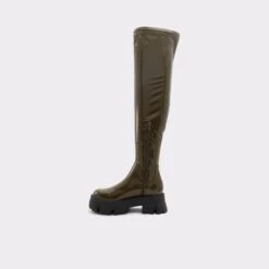 Final Sale - The Item Cannot Be ReturnedGrandmodeOver-the-knee Boot - Lug Sole -Trendy Soles Sales Store grandmode beige 250 002 033 alt2 sq gy 2000x2000