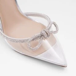 HalaliaStrappy Heeled Shoe - Stiletto Heel -Trendy Soles Sales Store halalia silver 040 002 029 alt4 sq nt 1200x1200