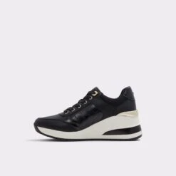 Pillow WalkIconistepJogger Sole Sneaker - Wedge Heel -Trendy Soles Sales Store iconistep black 007 002 039 alt2 sq gy 2000x2000