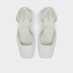 SaleIngenueStrappy Heeled Shoe -Trendy Soles Sales Store ingenue white 121 002 043 alt5 sq gy 2000x2000