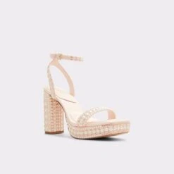LuluStrappy Heeled Sandal - Platform -Trendy Soles Sales Store lulu pink 680 003 029 alt3 sq gy 2000x2000