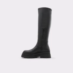 Final Sale - The Item Cannot Be ReturnedMajorr-wwcKnee-high Boot - Lug Sole -Trendy Soles Sales Store majorr wwc black 001 002 045 alt2 sq gy 2000x2000