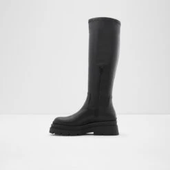 Final Sale - The Item Cannot Be ReturnedMajorrKnee-high Boot - Lug Sole -Trendy Soles Sales Store majorr black 007 002 045 alt2 sq nt 1200x1200
