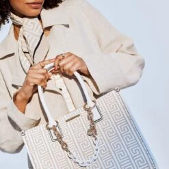 &New NewMaraxSatchel Tote Bag -Trendy Soles Sales Store marax white 112 002 029 look part sq nt 1200x1200