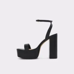SaleMatyldaStrappy Heeled Sandal - Platform -Trendy Soles Sales Store matylda black 001 001 043 alt2 sq gy 2000x2000