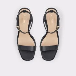 SaleMatyldaStrappy Heeled Sandal - Platform -Trendy Soles Sales Store matylda black 001 001 043 alt5 sq gy 2000x2000