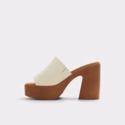 &New NewMayseeHeeled Mule - Platform -Trendy Soles Sales Store maysee white 110 001 043 alt2 sq gy 2000x2000