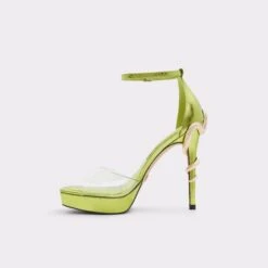MedusaStrappy Heeled Sandal - Platform -Trendy Soles Sales Store medusa green 310 001 029 alt2 sq gy 2000x2000