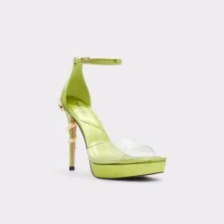 MedusaStrappy Heeled Sandal - Platform -Trendy Soles Sales Store medusa green 310 001 029 alt3 sq gy 2000x2000