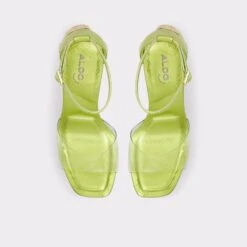 MedusaStrappy Heeled Sandal - Platform -Trendy Soles Sales Store medusa green 310 001 029 alt5 sq gy 2000x2000