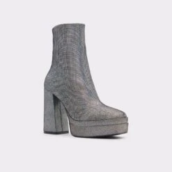 Final Sale - The Item Cannot Be ReturnedMilleniaAnkle Boot - Flatform -Trendy Soles Sales Store millenia silver 043 003 051 alt3 sq gy 2000x2000