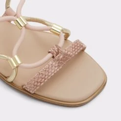 OcceranFlat Caged Sandal -Trendy Soles Sales Store occeran white 121 002 029 alt4 sq gy 2000x2000