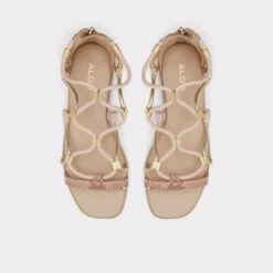 OcceranFlat Caged Sandal -Trendy Soles Sales Store occeran white 121 002 029 alt5 sq gy 2000x2000