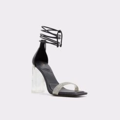 Final Sale - The Item Cannot Be ReturnedOnardonitaHeeled Sandal - Cup Sole -Trendy Soles Sales Store onardonita black 009 002 029 alt3 sq gy 2000x2000