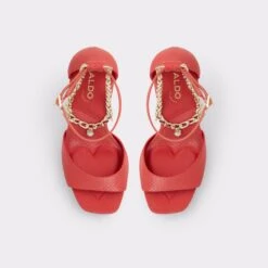 PrisillaStrappy Heeled Sandal - Stiletto Platform -Trendy Soles Sales Store prisilla red 640 002 044 alt5 sq gy 2000x2000