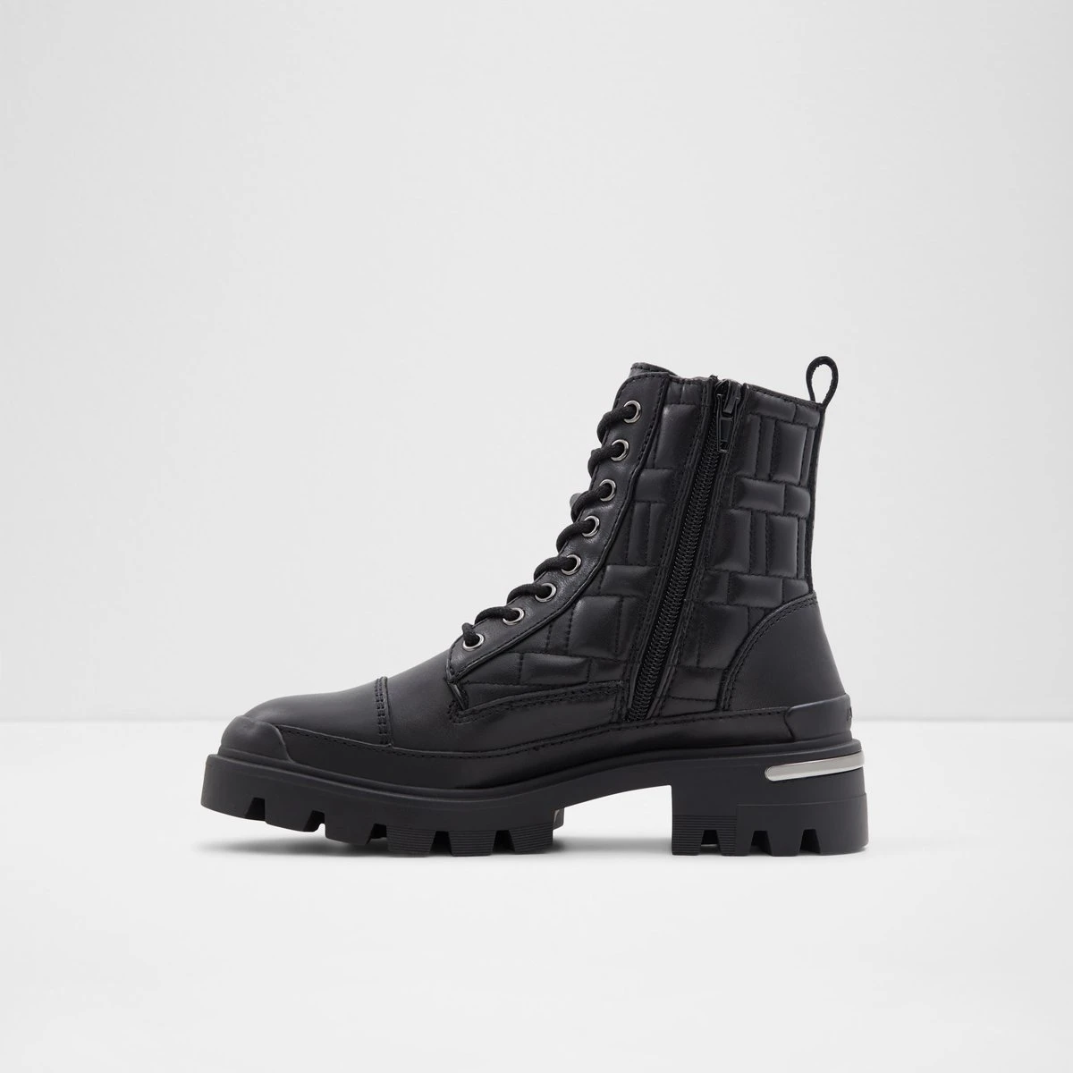 Final Sale - The Item Cannot Be ReturnedQuiltCombat Boots - Lug Sole 4 Final Sale - The Item Cannot Be ReturnedQuiltCombat Boots - Lug Sole - Image 4
