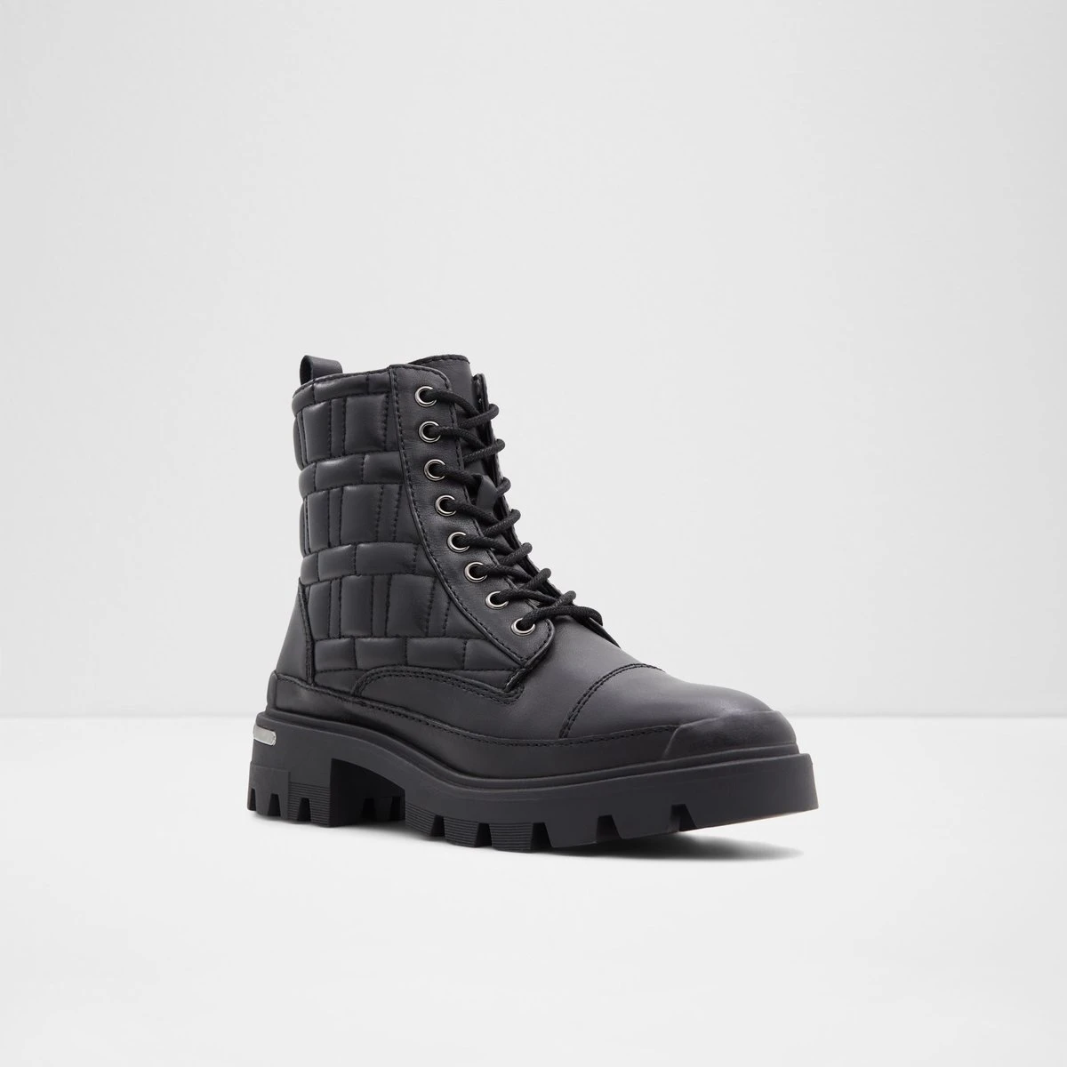 Final Sale - The Item Cannot Be ReturnedQuiltCombat Boots - Lug Sole 5 Final Sale - The Item Cannot Be ReturnedQuiltCombat Boots - Lug Sole - Image 5