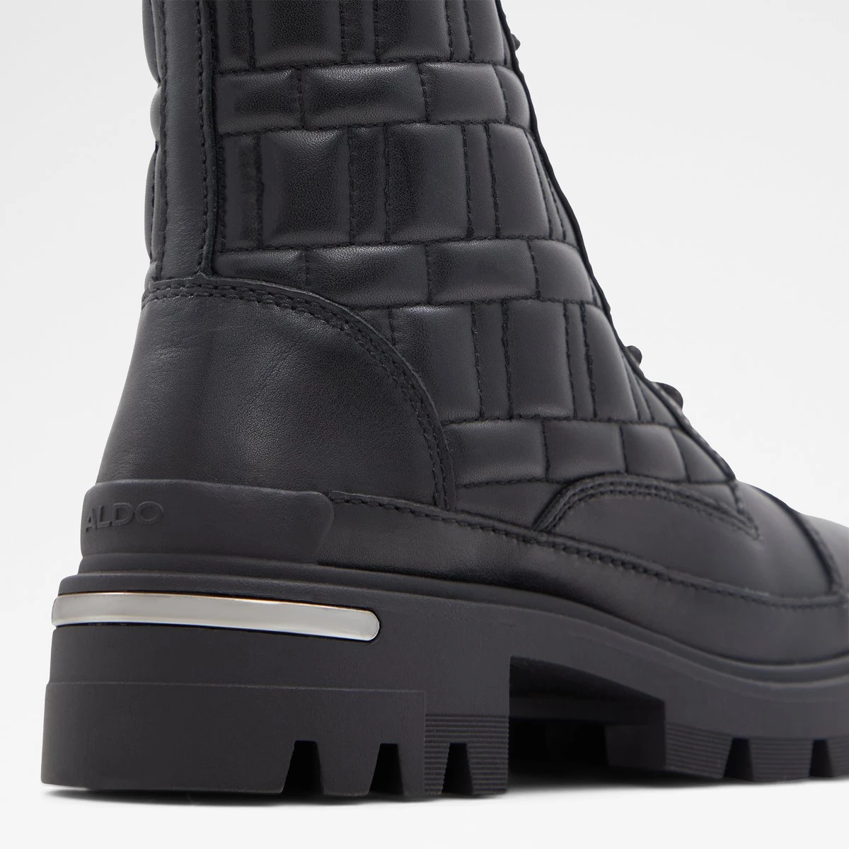 Final Sale - The Item Cannot Be ReturnedQuiltCombat Boots - Lug Sole 6 Final Sale - The Item Cannot Be ReturnedQuiltCombat Boots - Lug Sole - Image 6