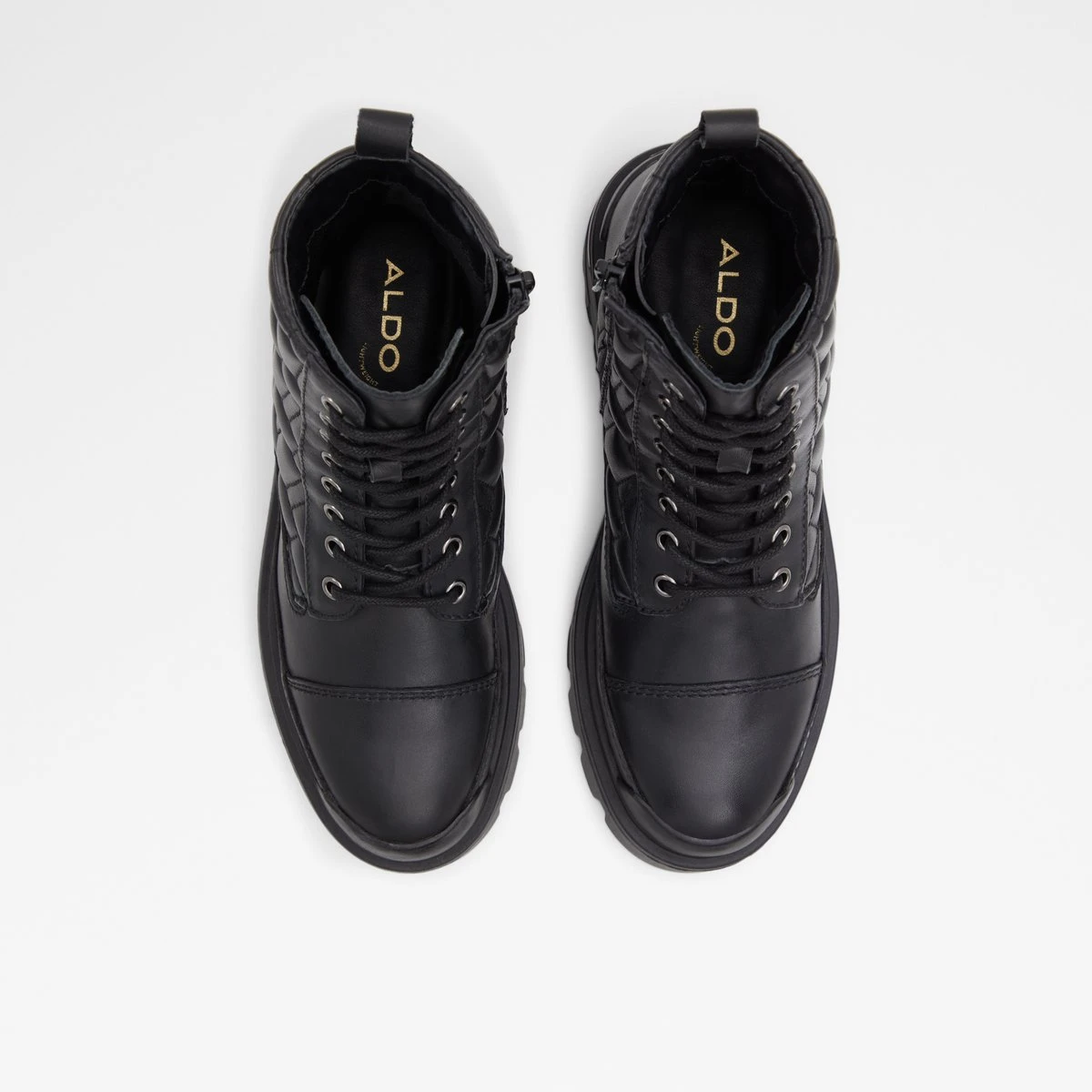 Final Sale - The Item Cannot Be ReturnedQuiltCombat Boots - Lug Sole 7 Final Sale - The Item Cannot Be ReturnedQuiltCombat Boots - Lug Sole - Image 7