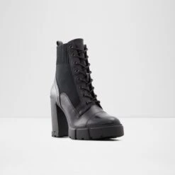 LightweightRebelCombat Ankle Boot - Lug Sole -Trendy Soles Sales Store rebel black 001 003 029 alt3 sq nt 1200x1200