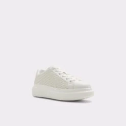 &New NewReiaLow Top Sneaker - Flatform -Trendy Soles Sales Store reia white 110 002 050 alt3 sq gy 2000x2000