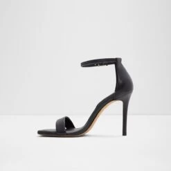 Flexible SolesRenzaStrappy Heeled Sandal - Stiletto Heel -Trendy Soles Sales Store renza black 001 001 043 alt2 sq nt 1200x1200