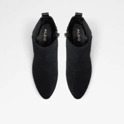 Final Sale - The Item Cannot Be ReturnedSavunChelsea Boot - Block Heel -Trendy Soles Sales Store savun black 007 001 029 alt5 sq nt 1200x1200