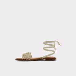 &New NewSeazenStrappy Flat Sandal -Trendy Soles Sales Store seazen white 110 002 029 alt2 sq gy 2000x2000