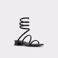 &New NewSpinnaStrappy Flat Sandal -Trendy Soles Sales Store spinna black 001 002 043 alt3 sq gy 2000x2000