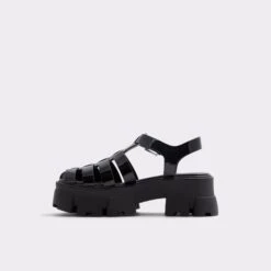 SuzyFisherman Sandal - Lug Sole -Trendy Soles Sales Store suzy black 001 002 033 alt2 sq gy 2000x2000