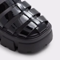 SuzyFisherman Sandal - Lug Sole -Trendy Soles Sales Store suzy black 001 002 033 alt4 sq gy 2000x2000